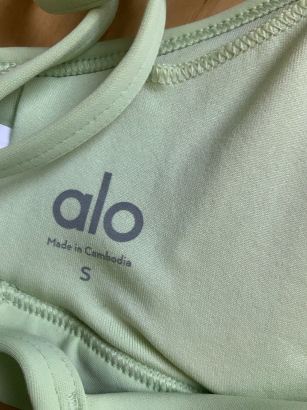 ALO Yoga High-Waist 7/8 Leggings and bra set in iced green tea size s - Picture 4 of 7
